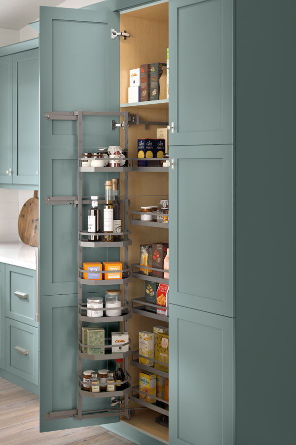 Affinity Tall Pantry Pullout Tandem Cabinet - Kitchen Craft