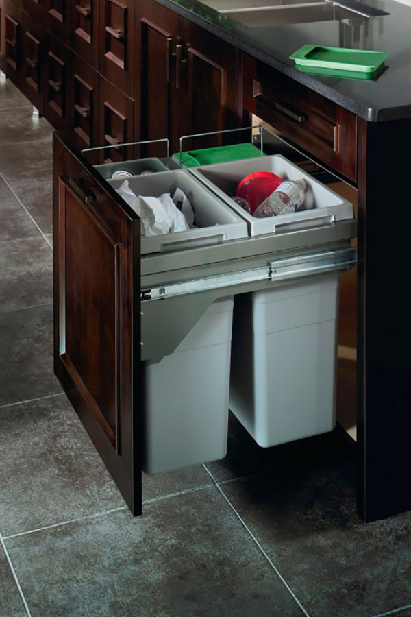 Sink Base Cabinet with Tilt-Out - Kitchen Craft