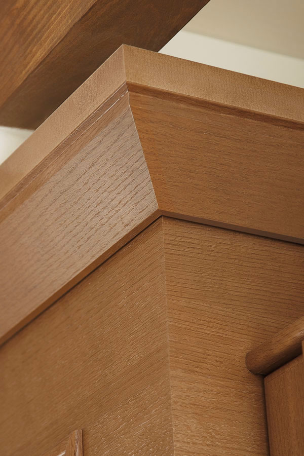 Straight Angle Crown Moulding - Kitchen Craft