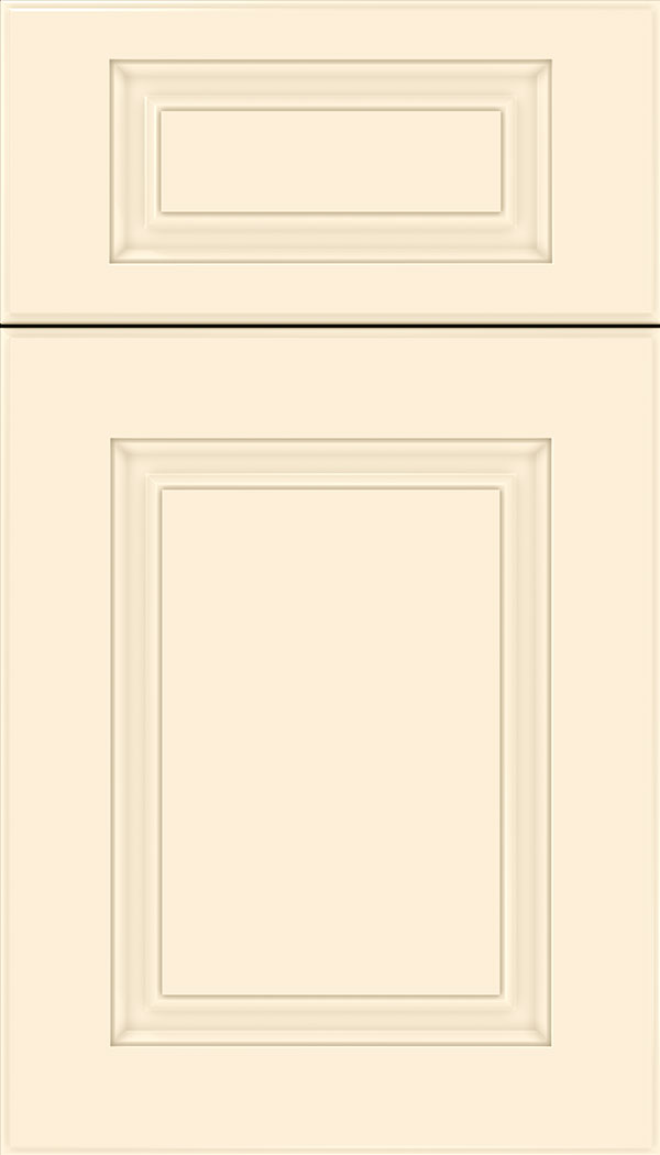 Bristol 5pc Thermofoil cabinet door in Satin Antique