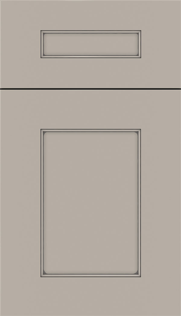 Cochrane 5pc MDF cabinet door in Nimbus with Pewter glaze