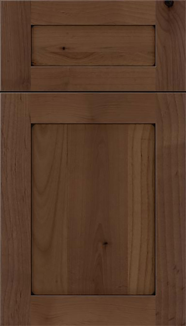 Salem 5pc Alder shaker cabinet door in Toffee with Black glaze