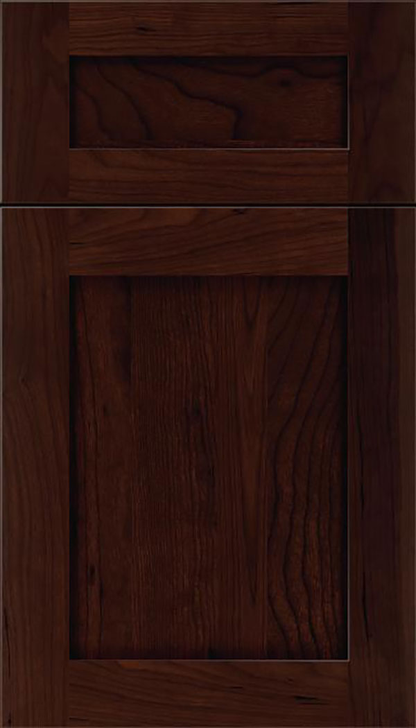 Salem 5pc Cherry shaker cabinet door in Cappuccino