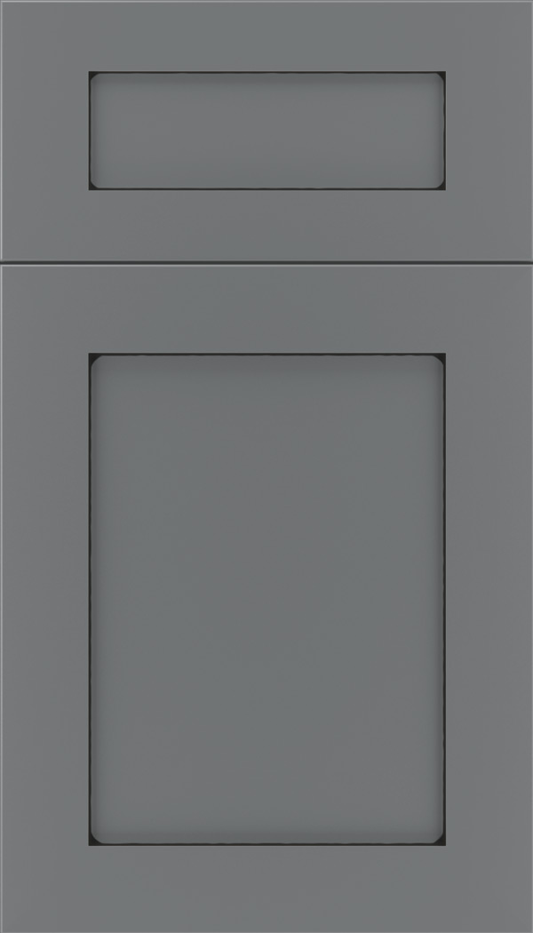 Salem 5pc Maple shaker cabinet door in Cloudburst with Black glaze