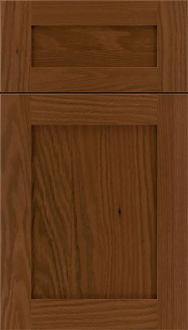 Salem 5pc Oak shaker cabinet door in Sienna