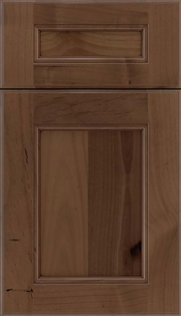 Tamarind 5pc Alder shaker cabinet door in Toffee with Mocha glaze