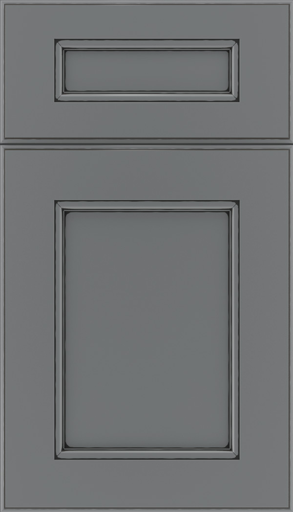 Tamarind 5pc Maple shaker cabinet door in Cloudburst with Black glaze