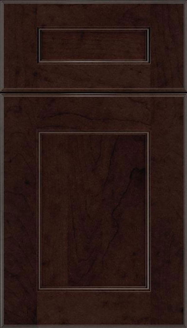 Tamarind 5pc Maple shaker cabinet door in Espresso