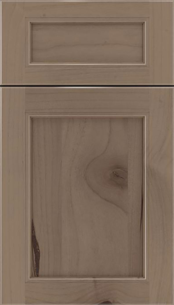 Templeton 5pc Alder recessed panel cabinet door in Winter